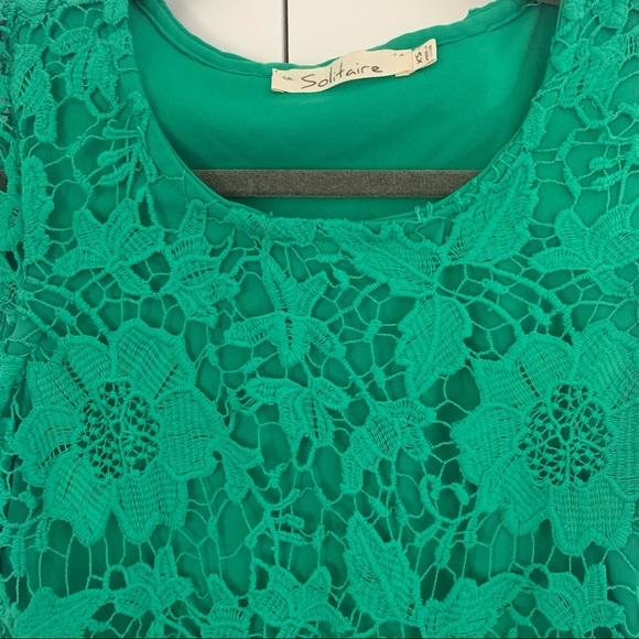 Solitaire Kelly Green Dress - Picture 2 of 6